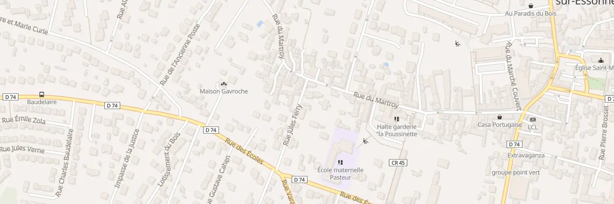 Plan du 1 Rue Jules Ferry à Ballancourt-sur-Essonne