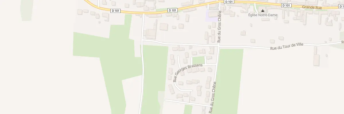 Plan du 16 Rue Georges Brassens à Fournival
