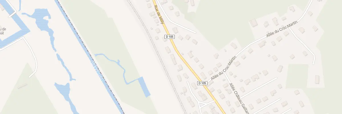 Plan du 38 Rue de Milly à Boutigny-sur-Essonne