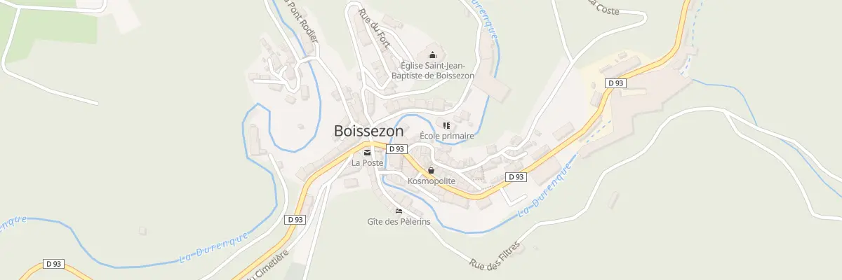 Plan du 1 Rue du Foirail à Boissezon
