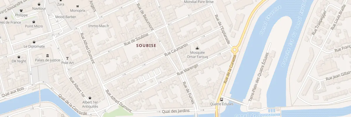 Plan du 34 Rue de Sechelles à Dunkerque