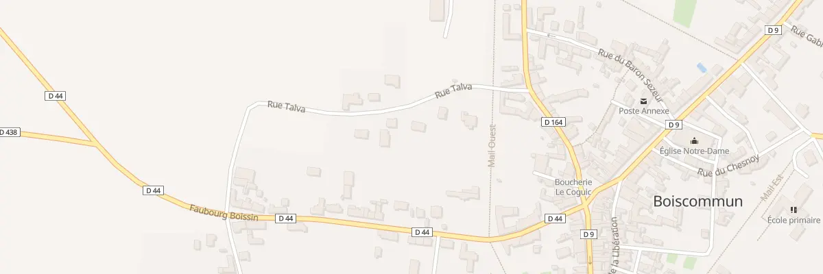 Plan du 5 Rue Talvat à Boiscommun