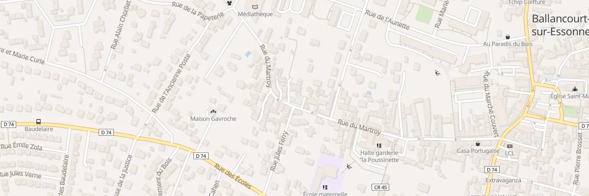 Plan du 56A Rue du Martroy à Ballancourt-sur-Essonne