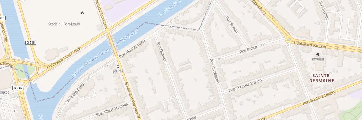 Plan du 37 Rue Diderot à Coudekerque-Branche