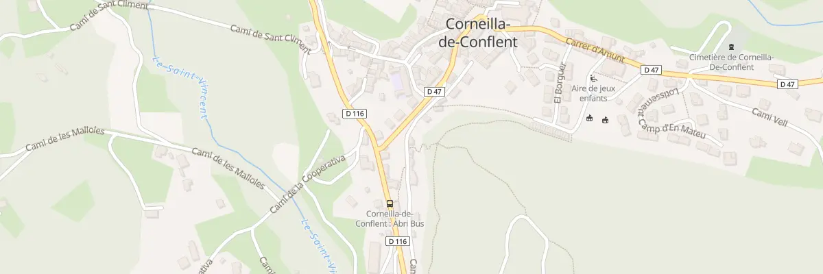 Plan du 154 Le Village à Corneilla-de-Conflent