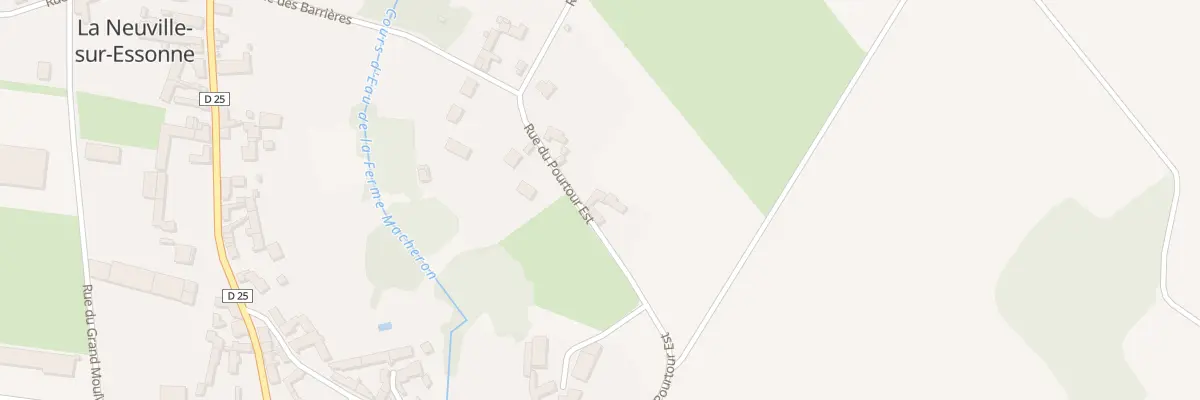 Plan du 121 Rue du Pourtour Est à La Neuville-sur-Essonne