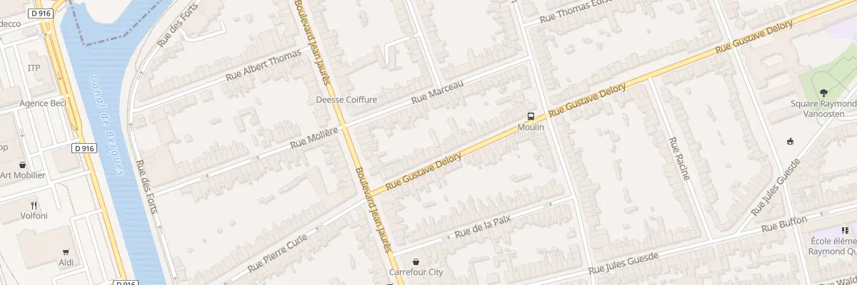 Plan du 19 Rue Gustave Delory à Coudekerque-Branche