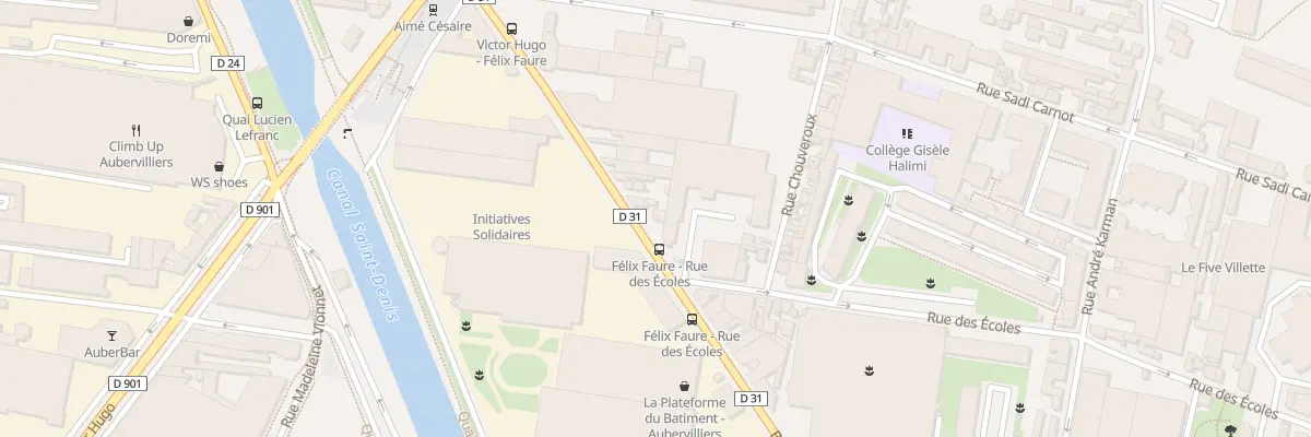 Plan du 104 Bd Félix Faure à Aubervilliers