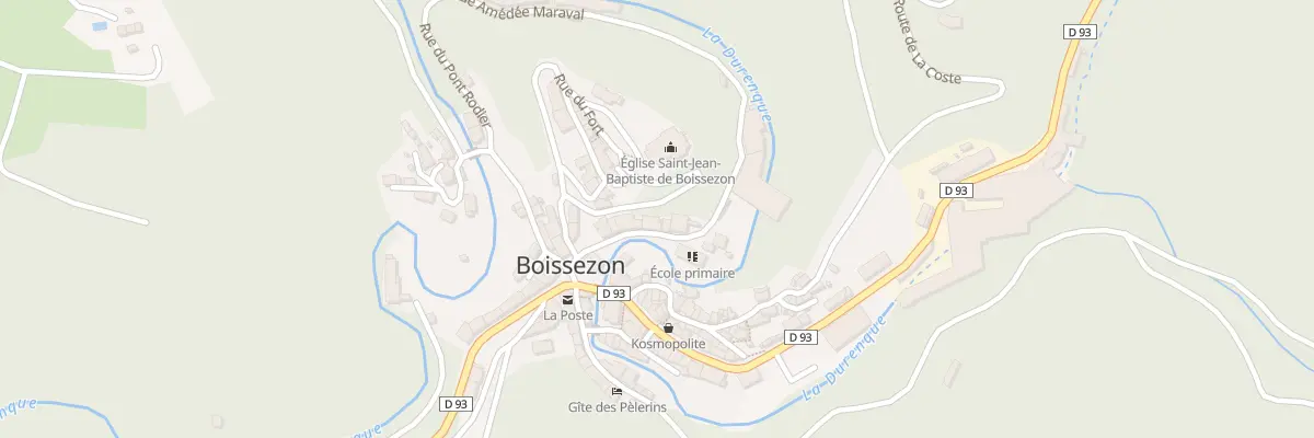 Plan du 7 Rue Amédée Maraval à Boissezon
