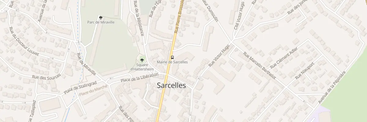 Plan du 120 Rue Pierre Brossolette à Sarcelles
