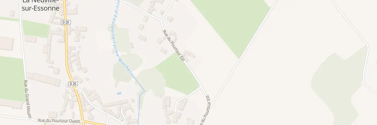 Plan du 125 Rue du Pourtour Est à La Neuville-sur-Essonne