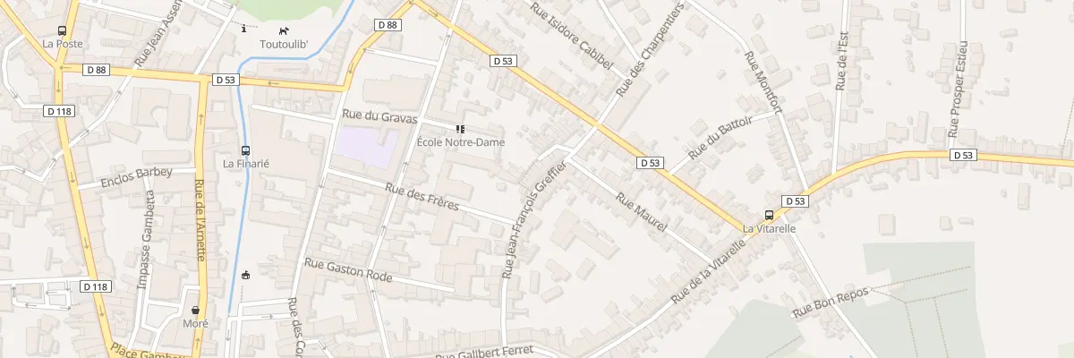 Plan du 21 Rue J Francois Greffier à Mazamet