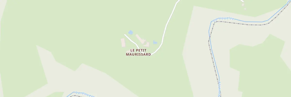 Plan du 5060 Le Petit Maurissard à Lépaud