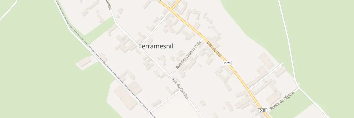 Plan du 4 Rue des Grands Prés à Terramesnil