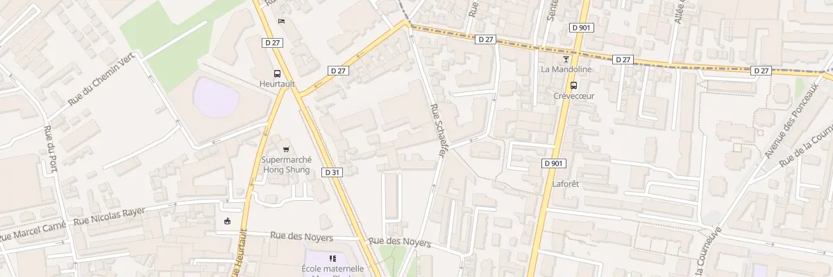 Plan du 53 Rue Schaeffer à Aubervilliers