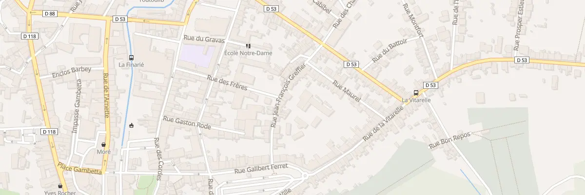 Plan du 20B Rue J Francois Greffier à Mazamet
