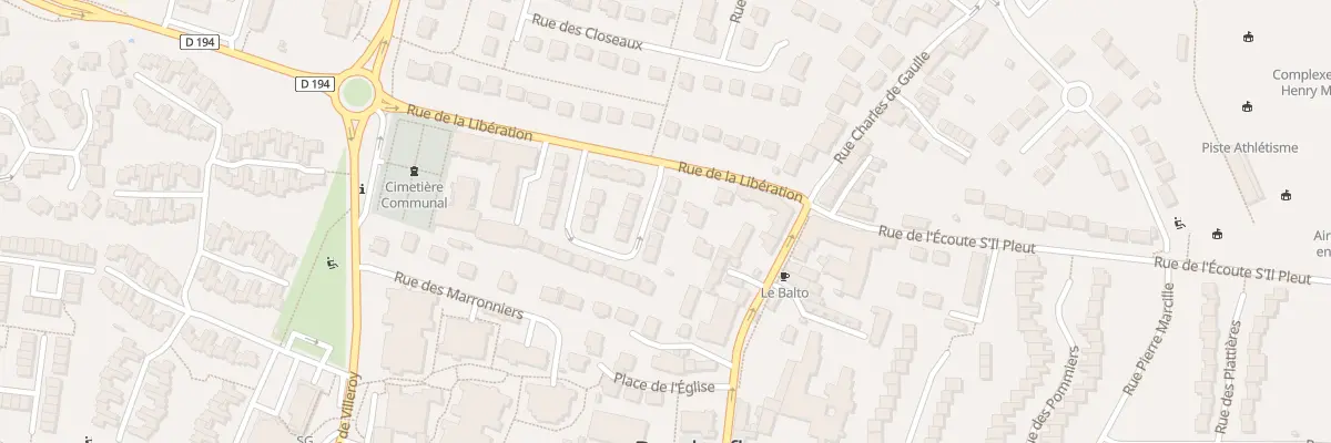 Plan du 32 Sq Paul Verlaine à Bondoufle