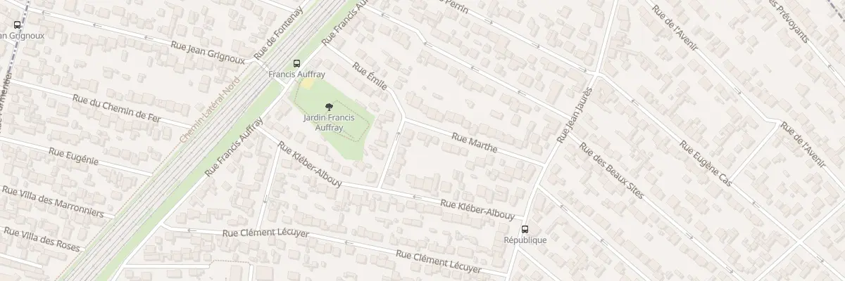 Plan du 25 Rue Marthe à Stains
