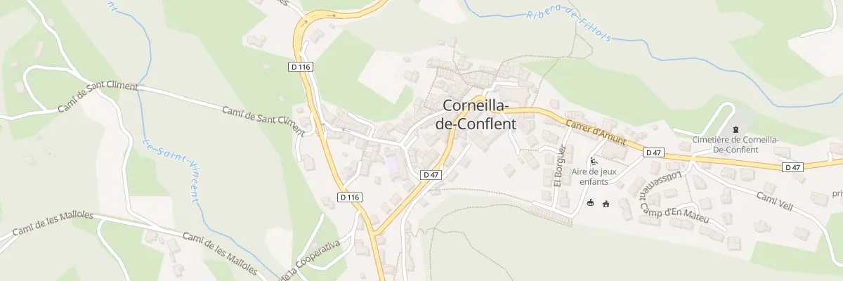 Plan du 148 Le Village à Corneilla-de-Conflent