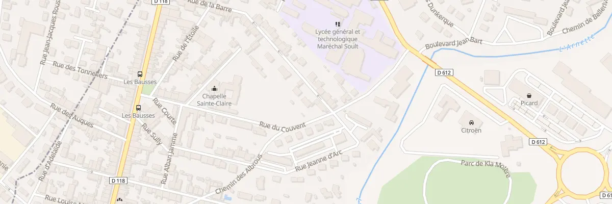 Plan du 46B Rue de la Barre à Mazamet