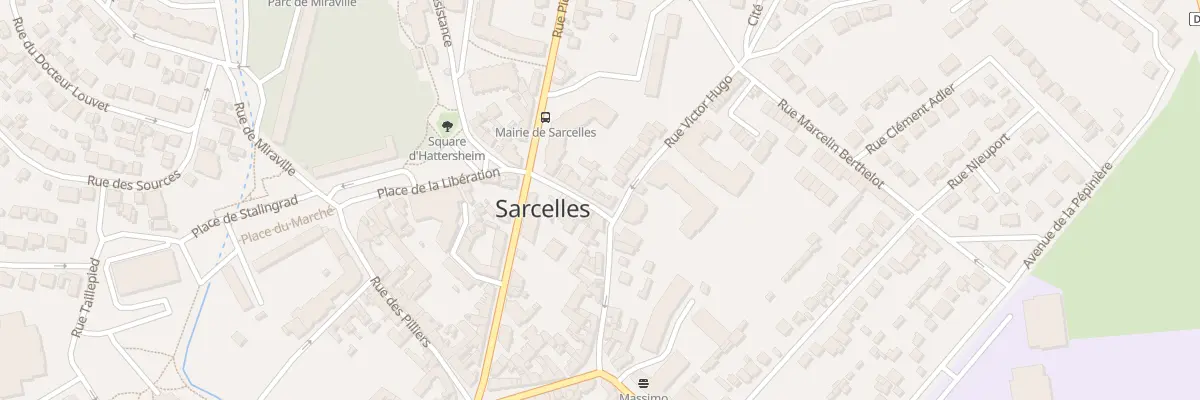 Plan du 9 Rue du Temple à Sarcelles