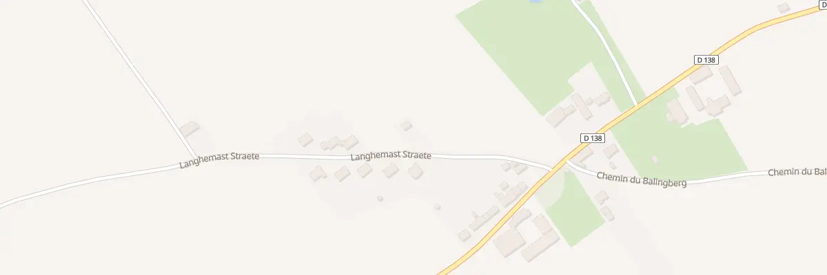 Plan du 136 Vc Langhemast Straete à Noordpeene