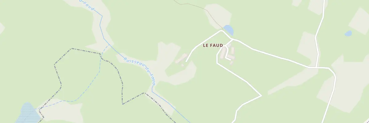 Plan du 5029 Le Faud à Mainsat