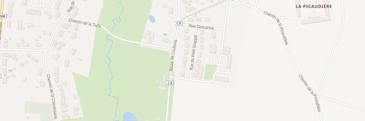 Plan du 8 Rue du Petit Grappé à Sully-sur-Loire