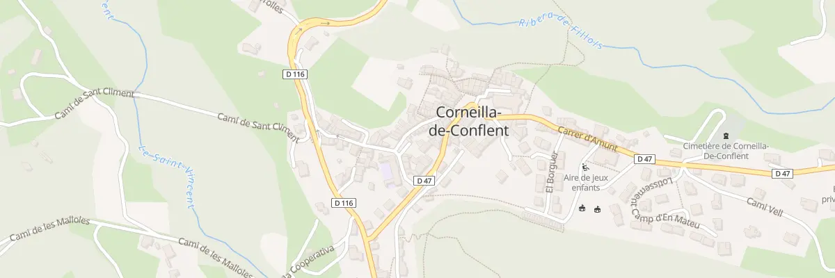 Plan du 6 Cae de la Font de la Barrera à Corneilla-de-Conflent