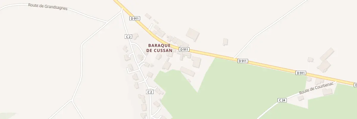 Plan du 5085 La Barraque de Cussan à Boussac