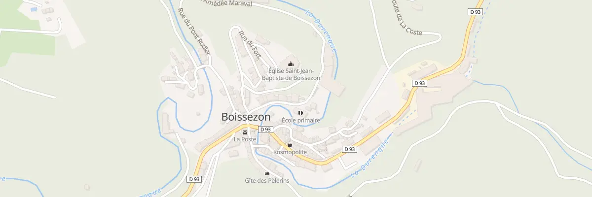 Plan du 11 Rue Amédée Maraval à Boissezon