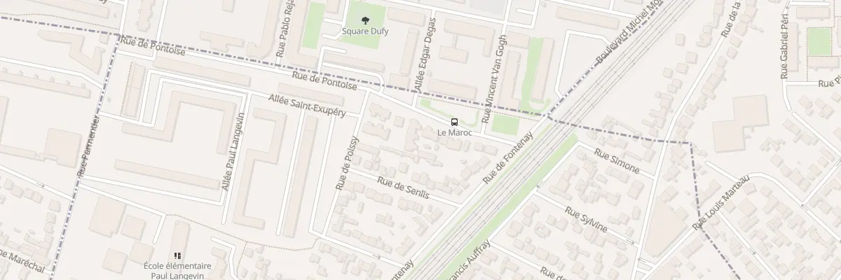 Plan du 23 Rue de Pontoise à Stains
