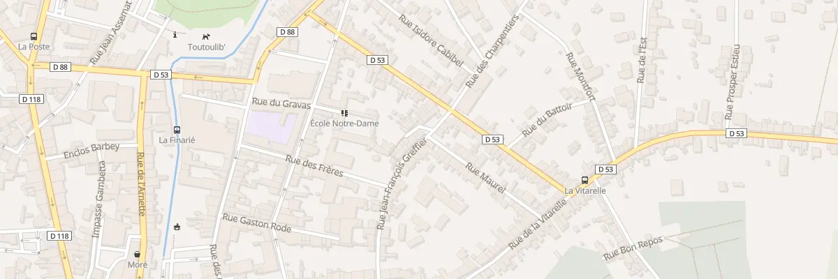 Plan du 31 Rue J Francois Greffier à Mazamet