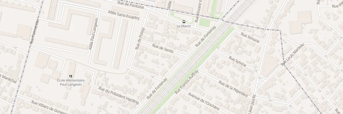 Plan du 5 Rue de Senlis à Stains
