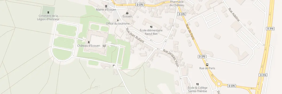 Plan du 16 Rue Jean Bullant à Écouen