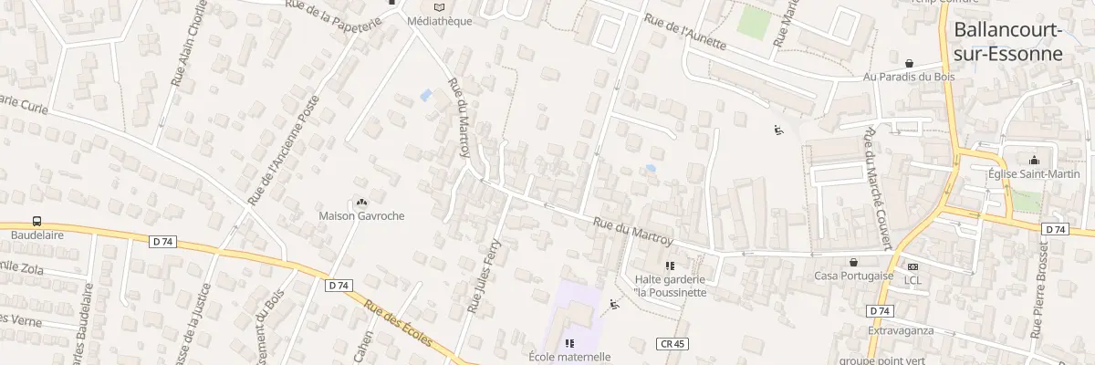 Plan du 48B Rue du Martroy à Ballancourt-sur-Essonne