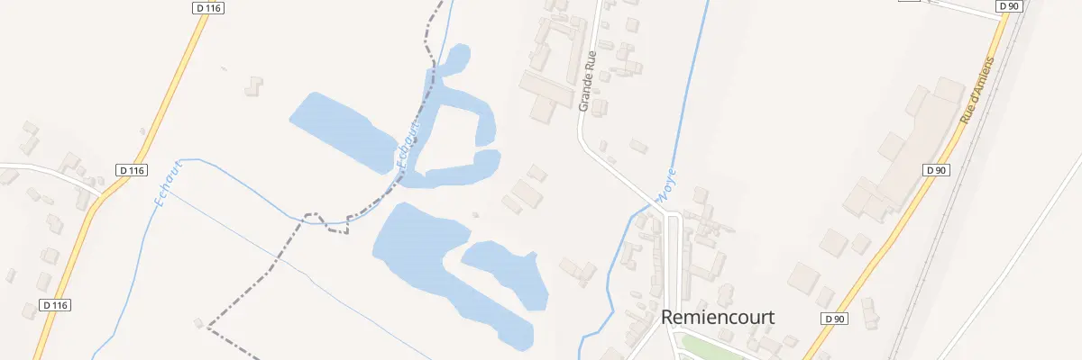Plan du 1B Gr Grande Rue à Remiencourt
