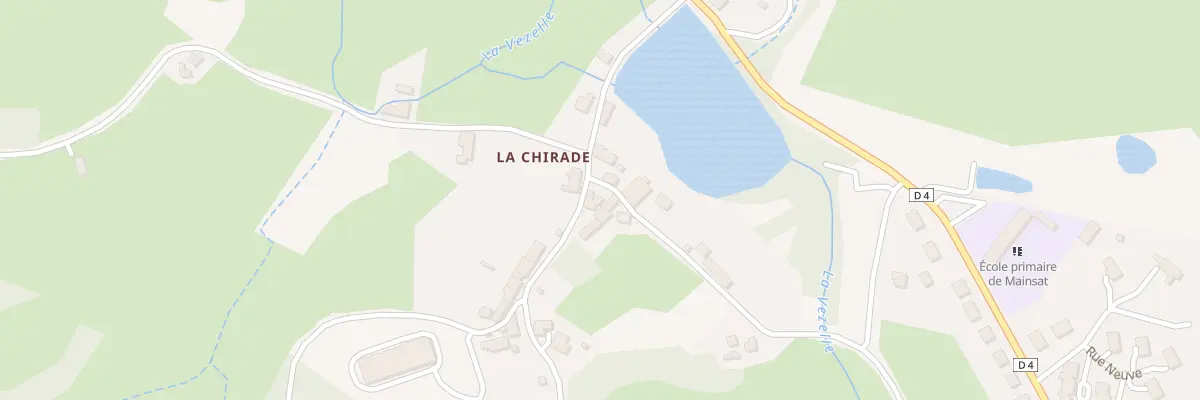 Plan du 17 La Chirade à Mainsat
