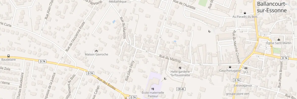 Plan du 46 Rue du Martroy à Ballancourt-sur-Essonne