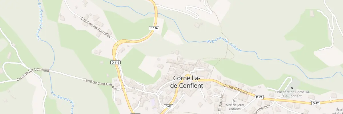 Plan du 43 Le Village à Corneilla-de-Conflent