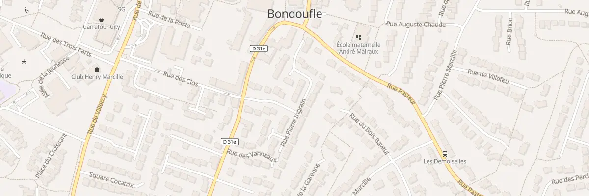 Plan du 9 Rue Pierre Ingrain à Bondoufle