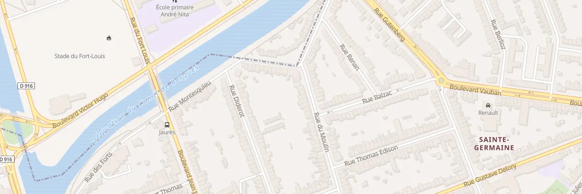 Plan du 75 Rue du Moulin à Coudekerque-Branche