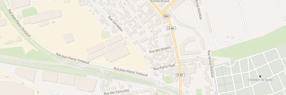 Plan du 14 Rue Gambetta à Stains