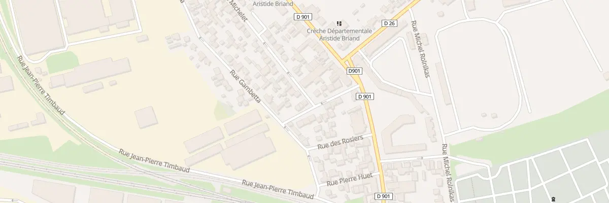 Plan du 1 Rue Michelet à Stains