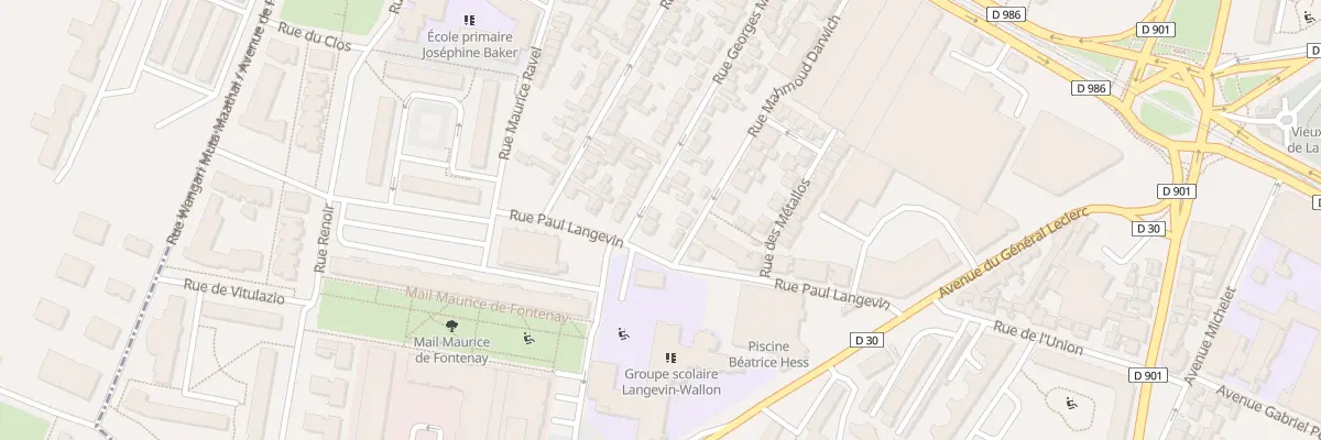 Plan du 55 Rue Georges Magnier à La Courneuve