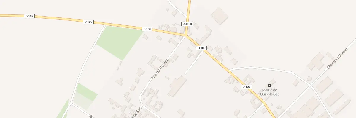 Plan du 5070F Rue du Herbert à Quiry-le-Sec