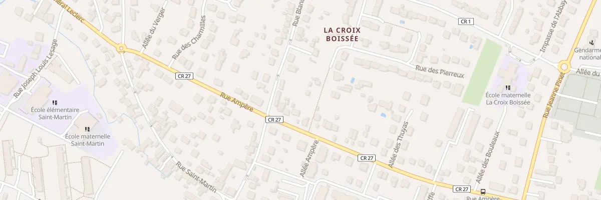 Plan du 56 Rue Ampère à Ballancourt-sur-Essonne