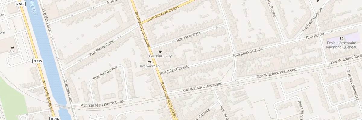 Plan du 15 Rue Jules Guesde à Coudekerque-Branche