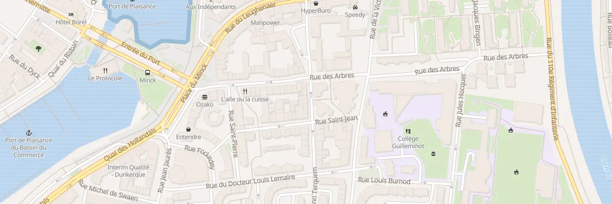 Plan du 33 Rue Henri Terquem à Dunkerque