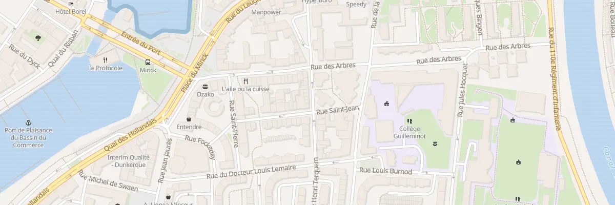 Plan du 27 Rue Henri Terquem à Dunkerque